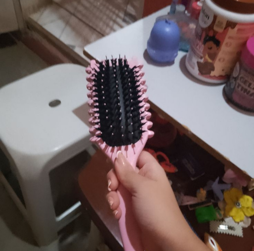 Hair Bonitinho Mariana melhor escova barata compacta para todos tipos cabelo"