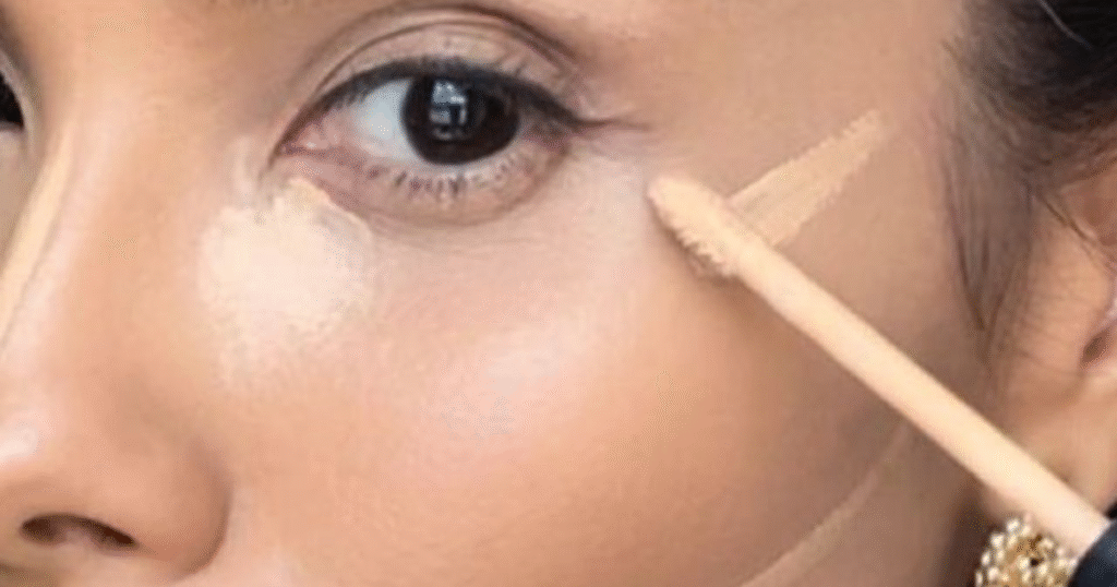 Os 7 melhores corretivos de 2025 das marcas Payot, Maybelline, Oceane e outras, com embalagens e tons dos produtos em destaque."