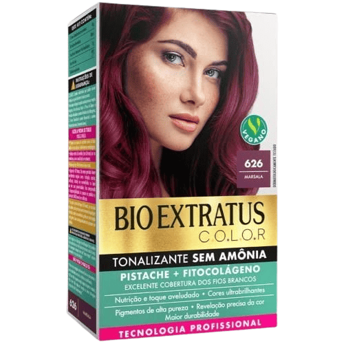 bio Extratus COLOR (1) Tonalizante Bio Extratus Color para cabelo branco, com ativos naturais e cobertura uniforme dos fios grisalhos.