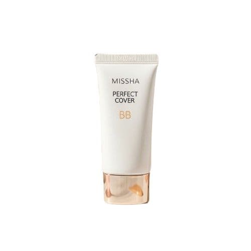 Missha Perfect Cover BB Cream - beige tube with gold accent cap