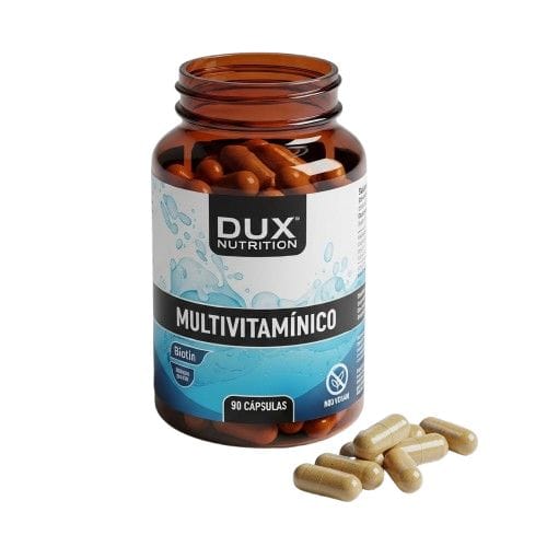 "Dux Nutrition Multivitamínico - suplemento com biotina para cabelo, pele e unhas"