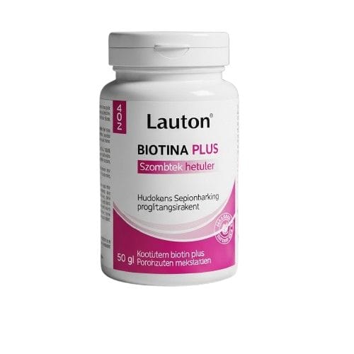 "Lauton Biotina Plus - vitamina para crescimento capilar com 45 mcg de biotina"