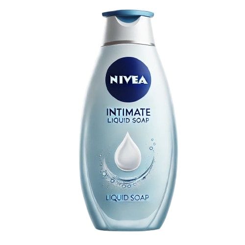 Nivea Íntimo Nivea sabonete íntimo líquido feminino em embalagem azul e branca, indicado para higiene íntima diária com pH equilibrado