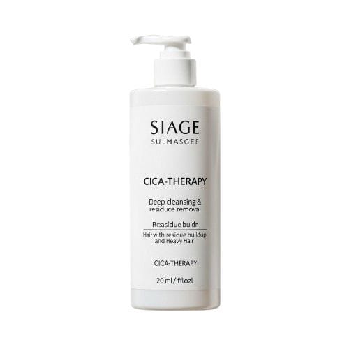 Siage Cica-Therapy “Siage Cica-Therapy shampoo by Eudora, formulated to repair damaged hair, strengthen strands, and restore hair health.”