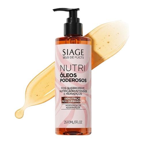 Siage Nutri Óleos Poderosos “Siage Nutri Óleos Poderosos shampoo by Eudora, enriched with powerful oils to deeply nourish, smooth, and add shine to dry hair.”