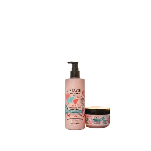 Siage Nutri Rosé Siage Nutri Rosé shampoo by Eudora, formulated to nourish dry hair, enhance softness, and restore natural shine.”